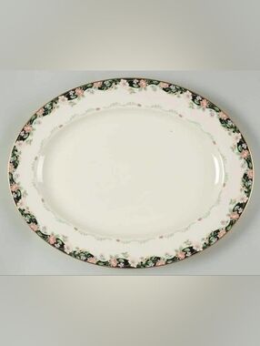 Vintage Lenox Prairie Blossom 16" Oval Serving Platter Made In USA